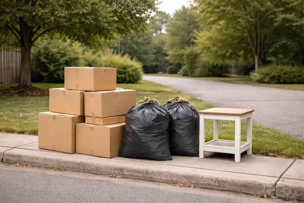 Curbside junk pickup in Tulsa, OK